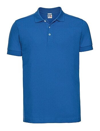 Polo à manches courtes en stretch pour hommes - russell