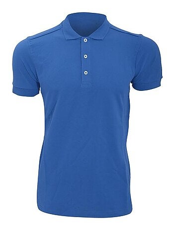 Polo à manches courtes en stretch pour hommes - russell