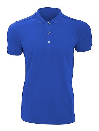 Polo à manches courtes en stretch pour hommes - russell
