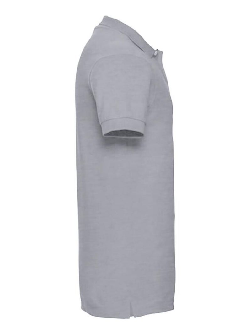 Polo à manches courtes en stretch pour hommes - russell Gris - Kiabi