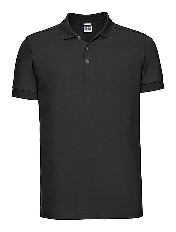 Polo à manches courtes en stretch pour hommes - russell