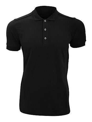 Polo à manches courtes en stretch pour hommes - russell