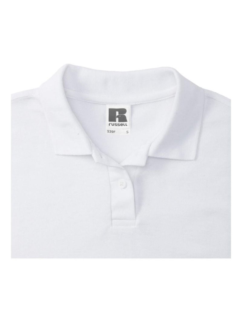 Polo à manches courtes Jerzees Colours pour femme Blanc - Kiabi