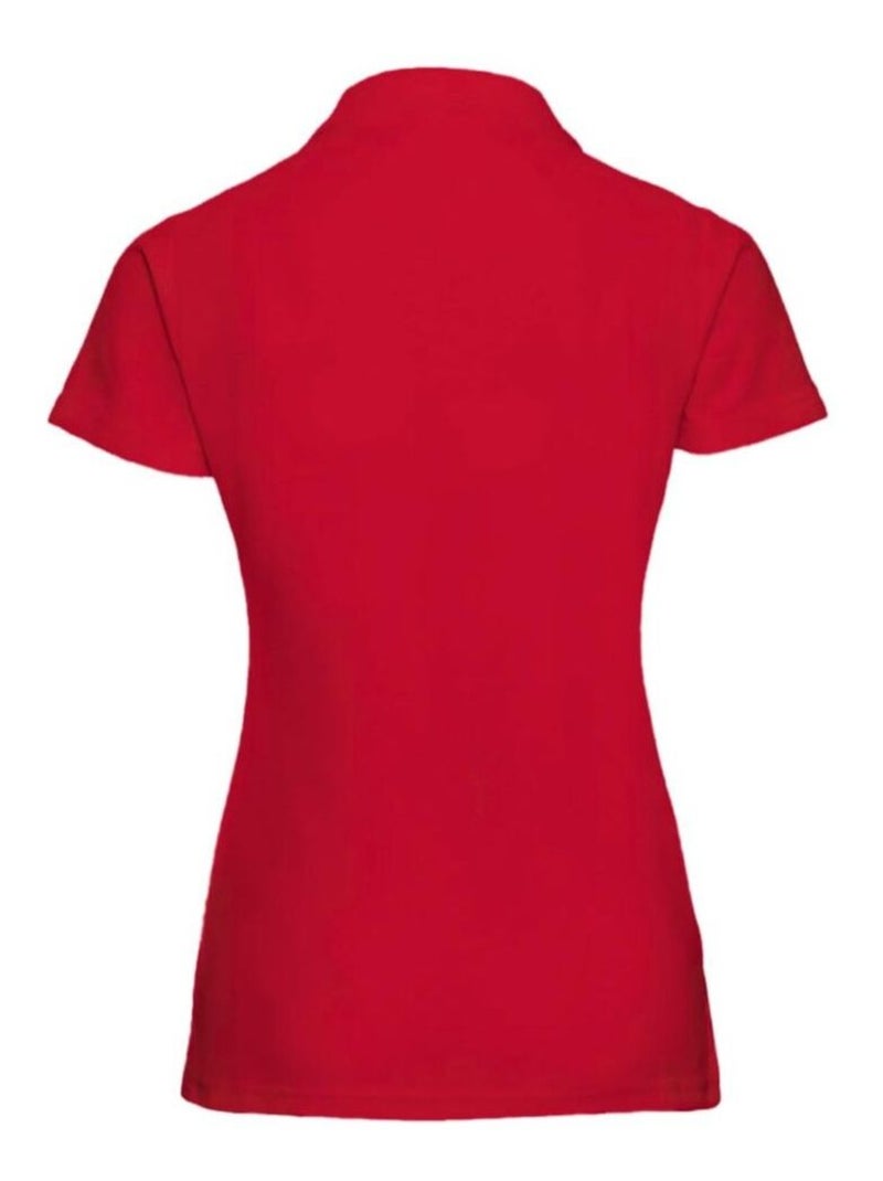 Polo à manches courtes Jerzees Colours pour femme Rouge - Kiabi