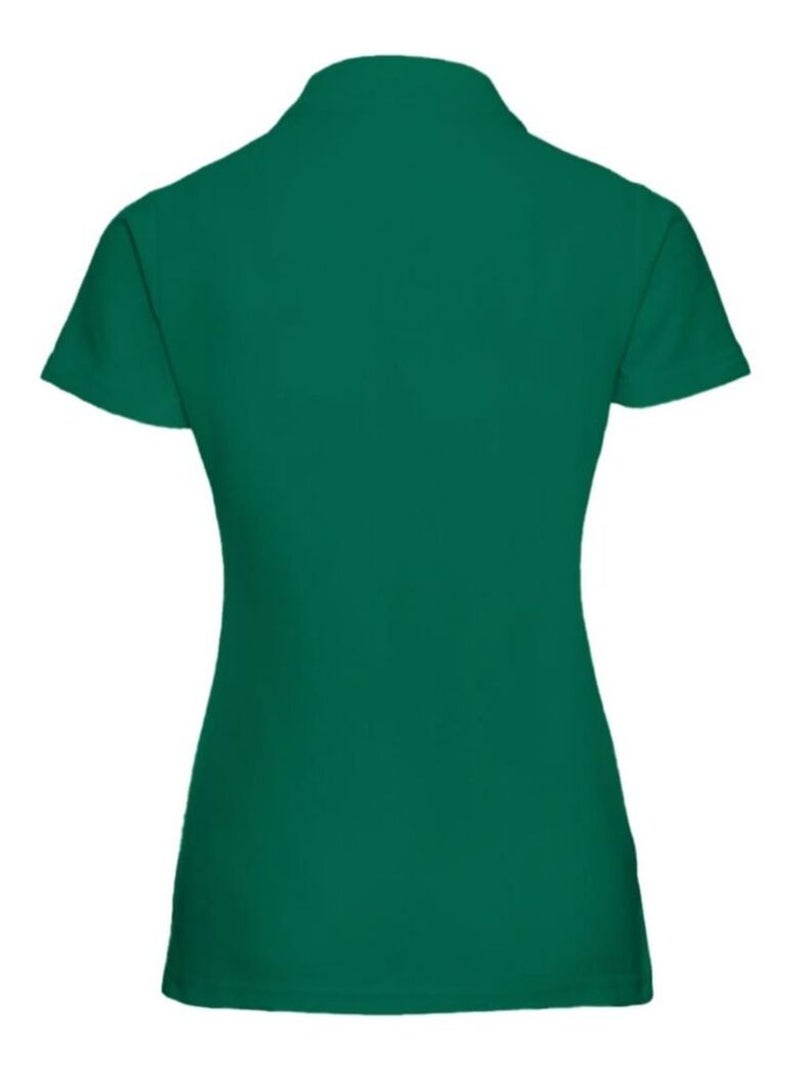 Polo à manches courtes Jerzees Colours pour femme Vert bouteille - Kiabi