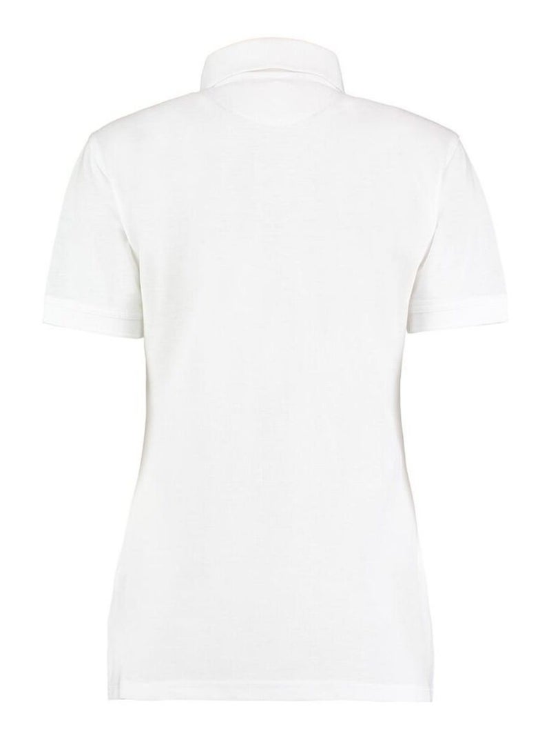 Polo à manches courtes klassic superwash pour femme - kustom kit Blanc - Kiabi