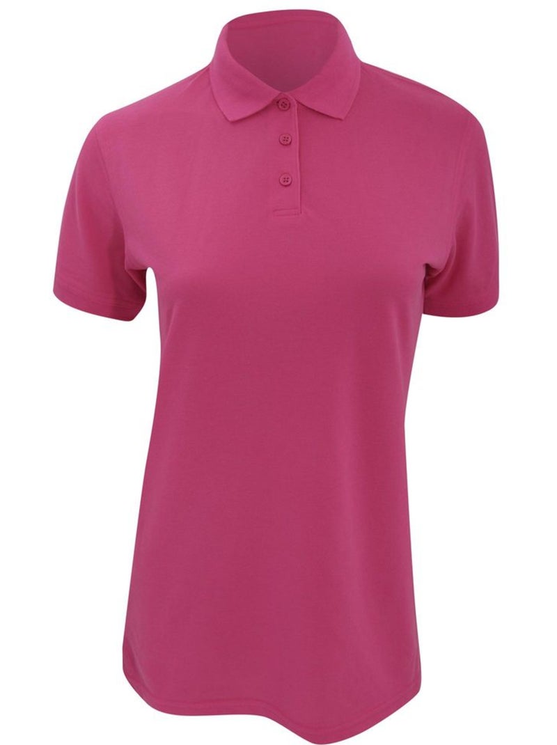 Polo à manches courtes klassic superwash pour femme - kustom kit Magenta - Kiabi