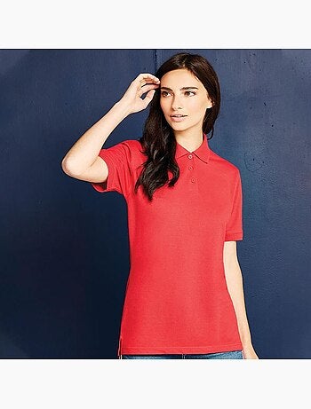 Polo à manches courtes klassic superwash pour femme - kustom kit
