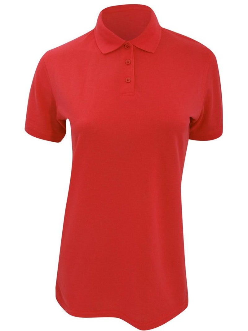 Polo à manches courtes klassic superwash pour femme - kustom kit Rouge - Kiabi