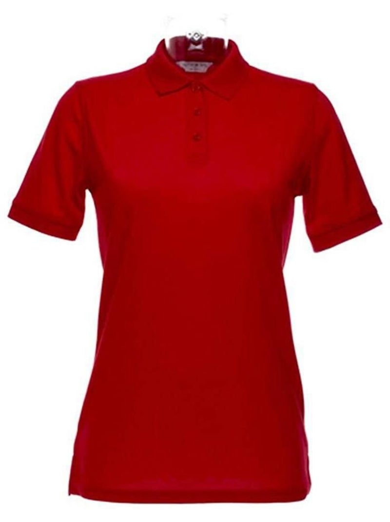 Polo à manches courtes klassic superwash pour femme - kustom kit Rouge - Kiabi