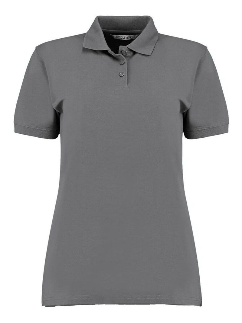 Polo à manches courtes Kustom KÇa Klassic SLà-Hauterwash pour femme Gris foncé - Kiabi