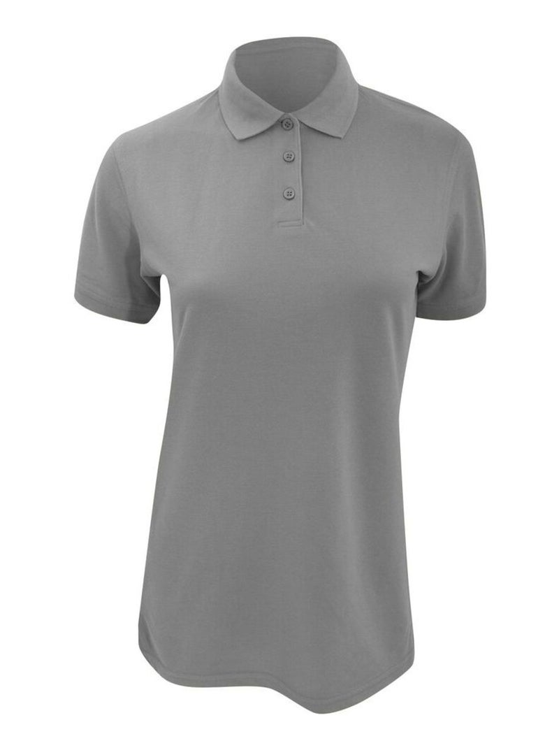 Polo à manches courtes Kustom KÇa Klassic SLà-Hauterwash pour femme Gris moyen - Kiabi
