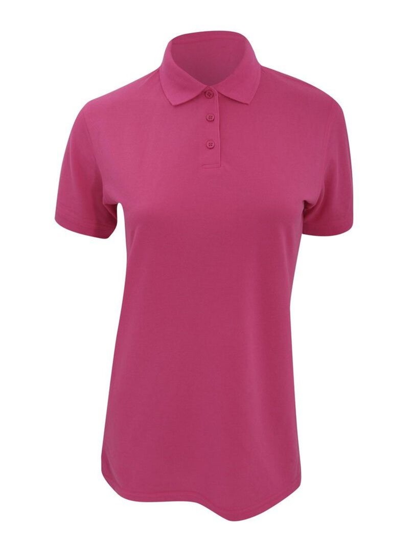 Polo à manches courtes Kustom KÇa Klassic SLà-Hauterwash pour femme Magenta - Kiabi