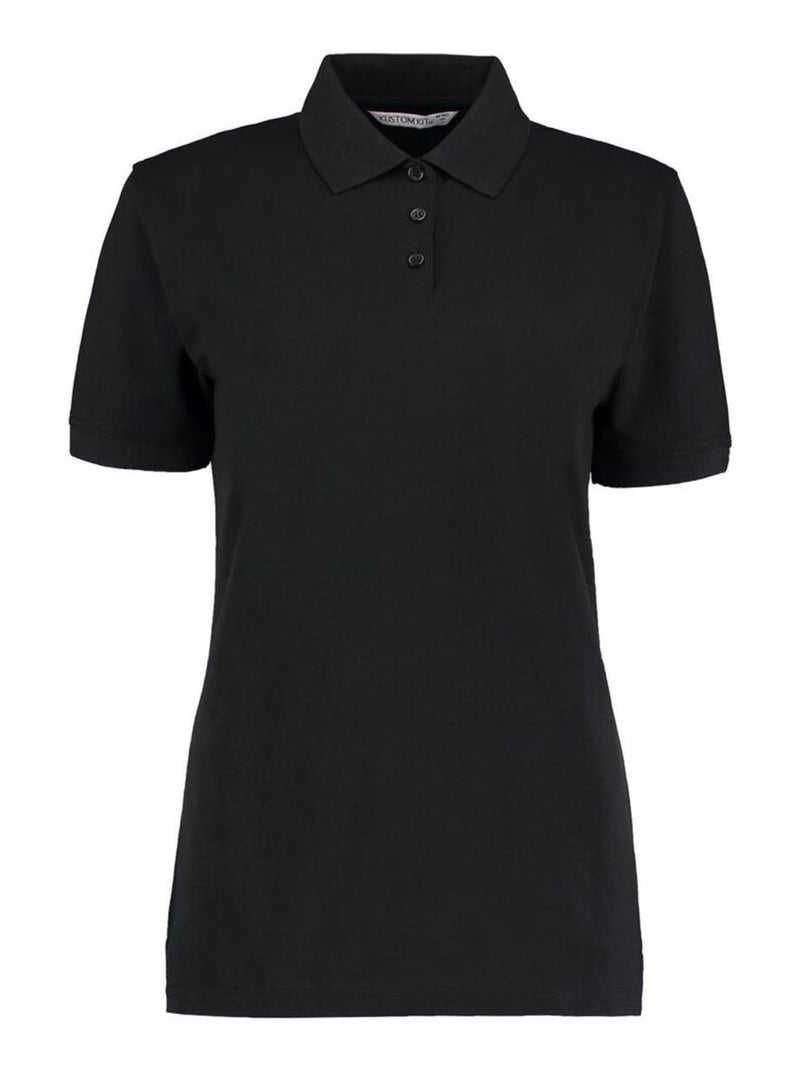 Polo à manches courtes Kustom KÇa Klassic SLà-Hauterwash pour femme Noir - Kiabi