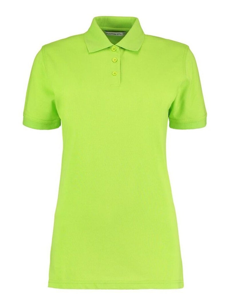 Polo à manches courtes Kustom KÇa Klassic SLà-Hauterwash pour femme Vert anis - Kiabi