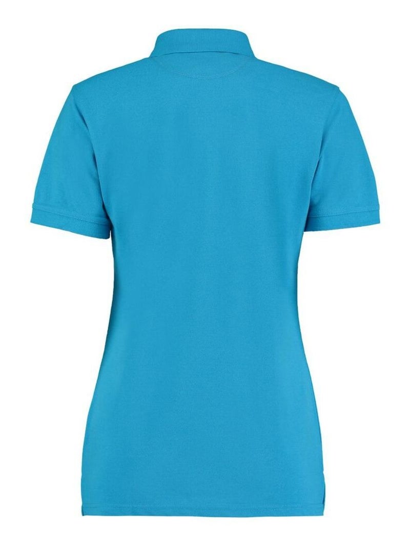 Polo à manches courtes Kustom Kit Klassic Superwash pour femme Bleu turquoise - Kiabi