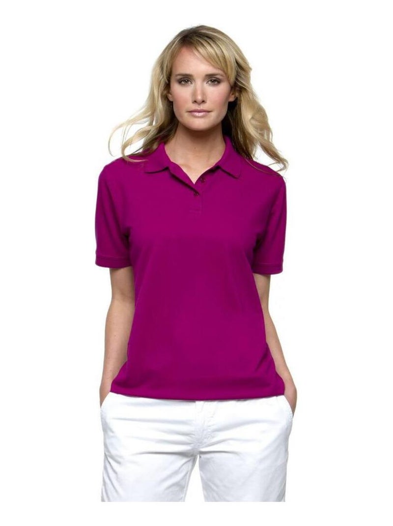 Polo à manches courtes Kustom Kit Klassic Superwash pour femme Gris foncé - Kiabi