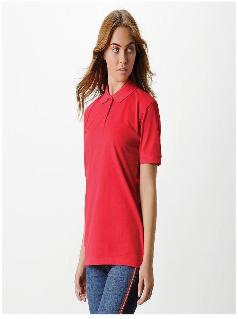 Polo à manches courtes Kustom Kit Klassic Superwash pour femme Rouge - Kiabi