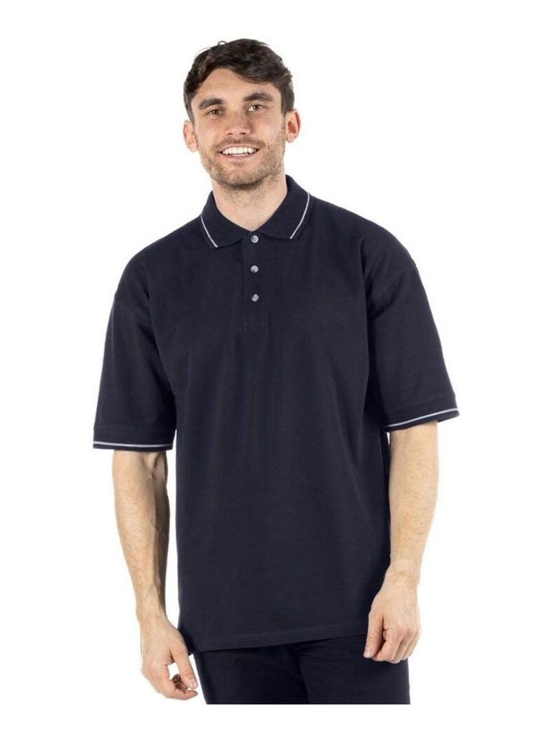 Polo à manches courtes Kustom Kit St. Mellion pour homme Bleu marine - Kiabi