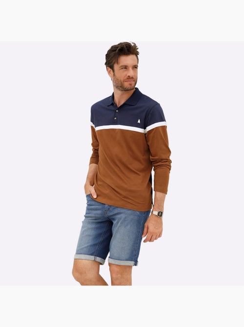 Polo à Manches Longues Jersey Fin - Taille Standard - Witt - Kiabi Polo à Manches Longues Jersey Fin - Taille Standard - Witt - Kiabi