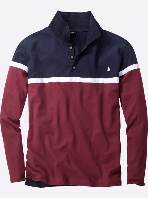 Polo à Manches Longues Jersey Fin - Taille Standard - Witt - Kiabi Polo à Manches Longues Jersey Fin - Taille Standard - Witt - Kiabi