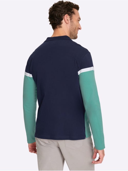 Polo à Manches Longues Jersey Fin - Taille Standard - Witt - Kiabi Polo à Manches Longues Jersey Fin - Taille Standard - Witt - Kiabi