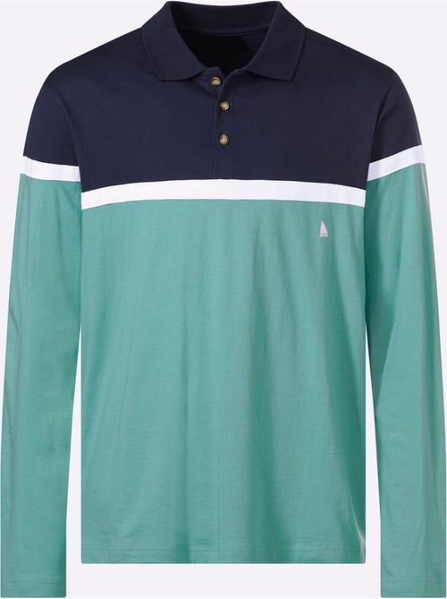Polo à Manches Longues Jersey Fin - Taille Standard - Witt - Kiabi Polo à Manches Longues Jersey Fin - Taille Standard - Witt - Kiabi
