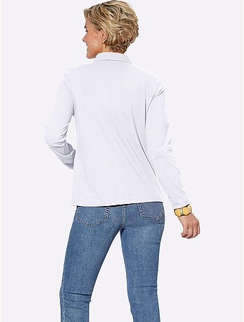 Polo à Manches Longues Pur Coton - Taille Standard - Witt