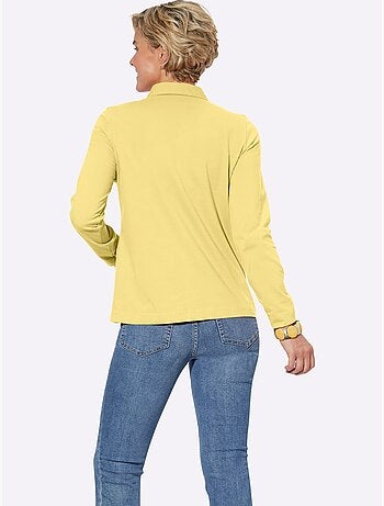 Polo à Manches Longues Pur Coton - Taille Standard - Witt