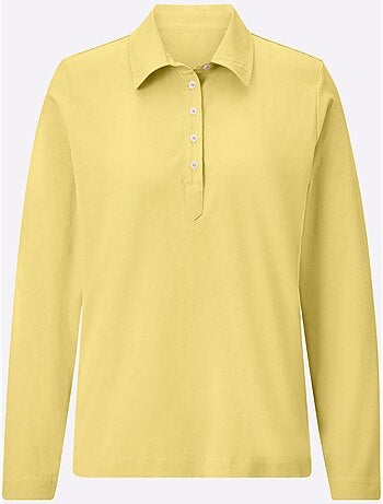 Polo à Manches Longues Pur Coton - Taille Standard - Witt