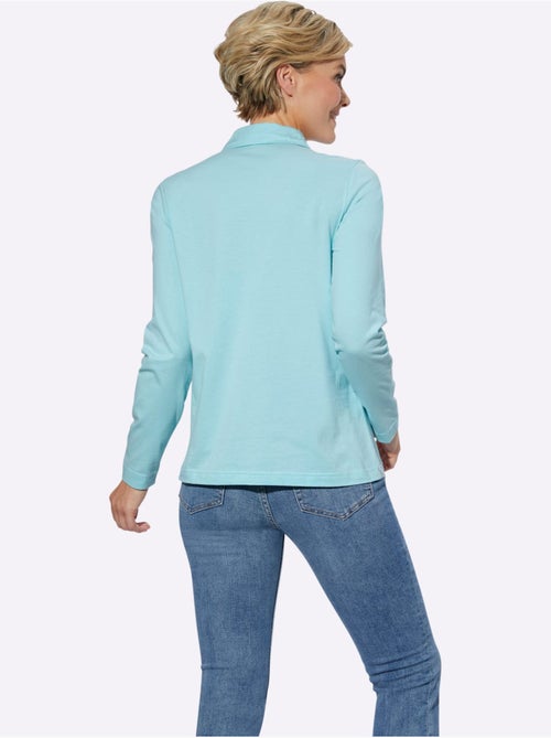 Polo à Manches Longues Pur Coton - Taille Standard - Witt - Kiabi