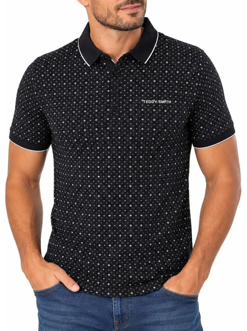 Polo à motifs homme teddy smith Bleu marine - Kiabi