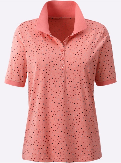 Polo à pois colorés avec col polo et manches courtes - Taille standard - Witt - Kiabi Polo à pois colorés avec col polo et manches courtes - Taille standard - Witt - Kiabi