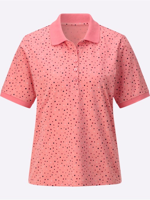 Polo à pois colorés avec col polo et manches courtes - Taille standard - Witt - Kiabi Polo à pois colorés avec col polo et manches courtes - Taille standard - Witt - Kiabi