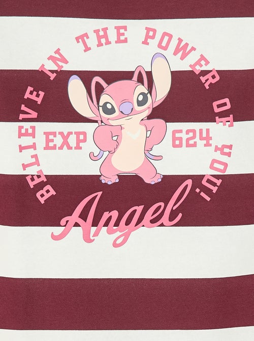 Polo à rayures imprimé 'Angel' 'Disney' - Kiabi