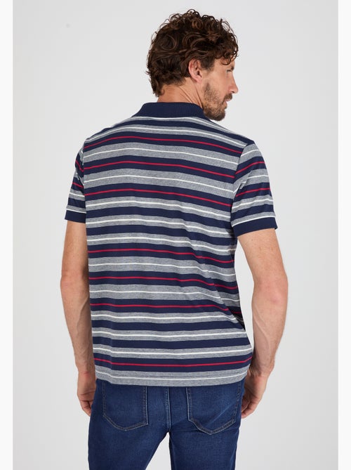 Polo à rayures manches courtes - Damart - Kiabi