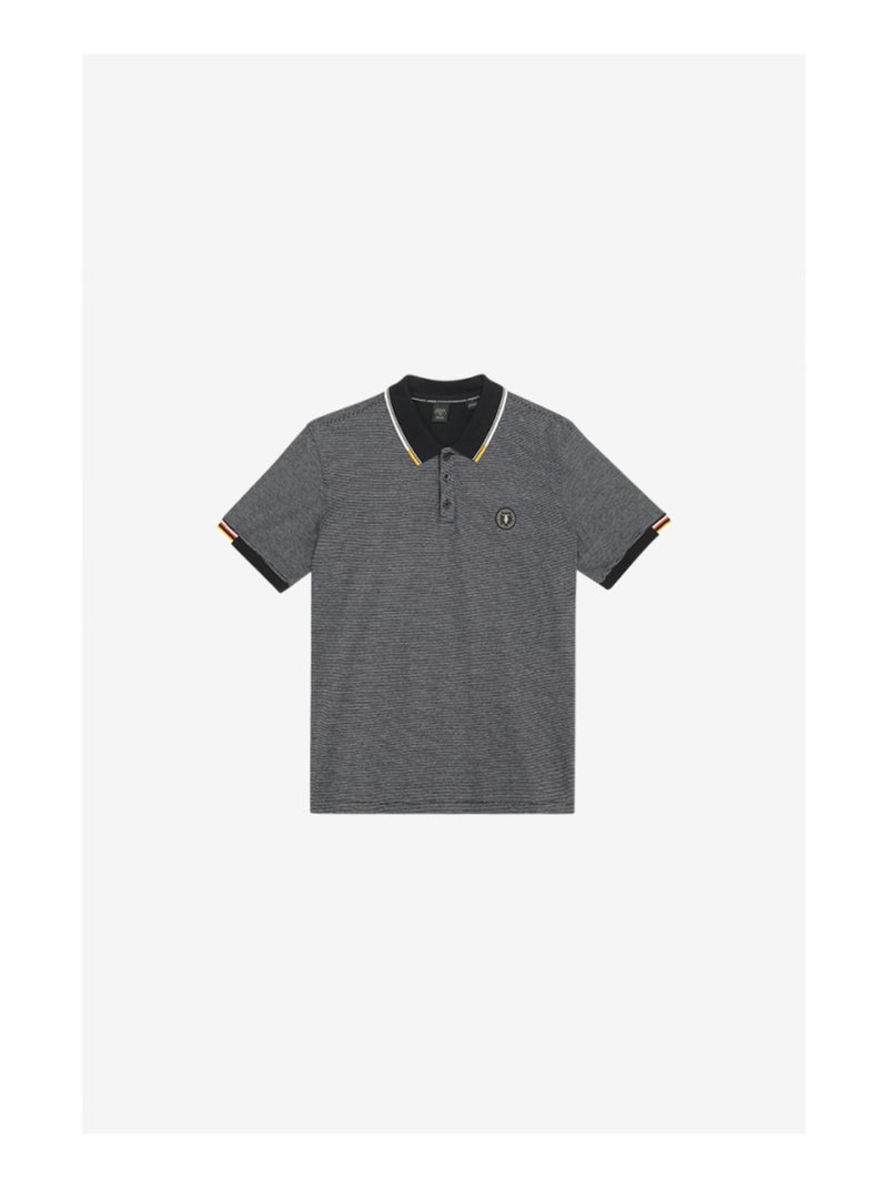 Polo ALCOR 'Le Temps Des Cerises' Noir - Kiabi