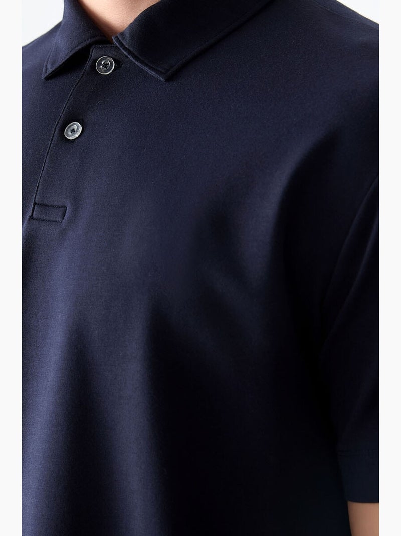Polo ample tommy Bleu marine - Kiabi