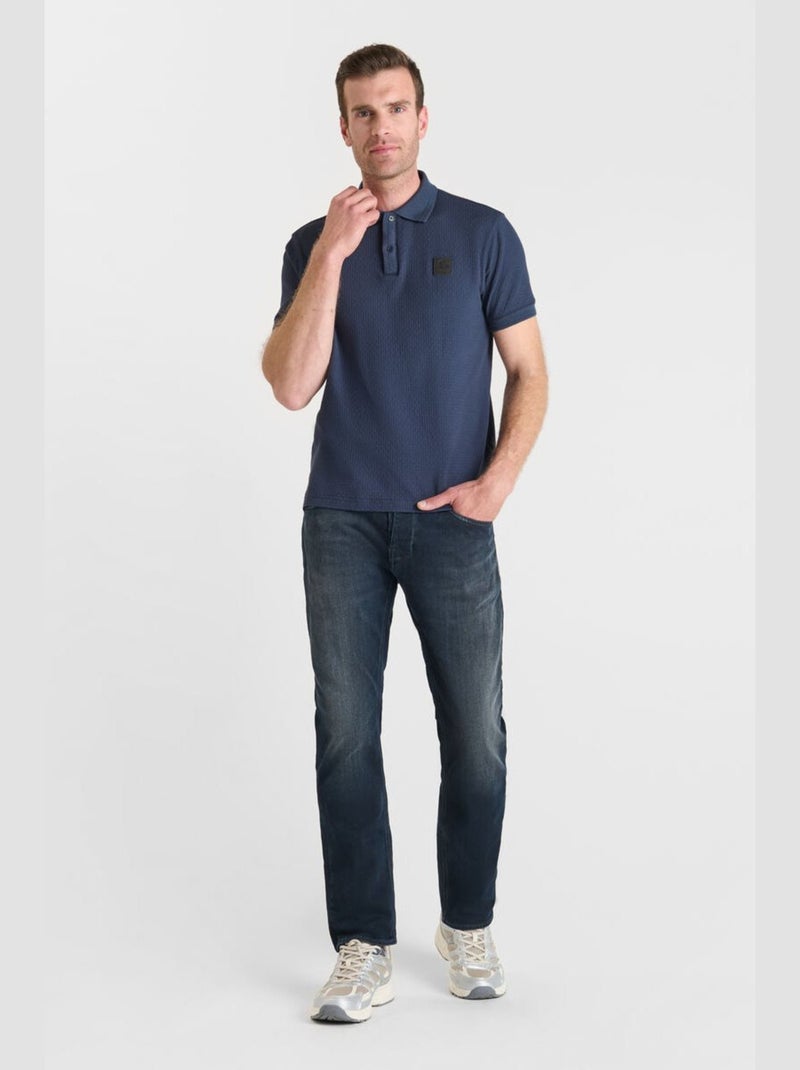 Polo ARIEL 'Le Temps Des Cerises' Bleu - Kiabi