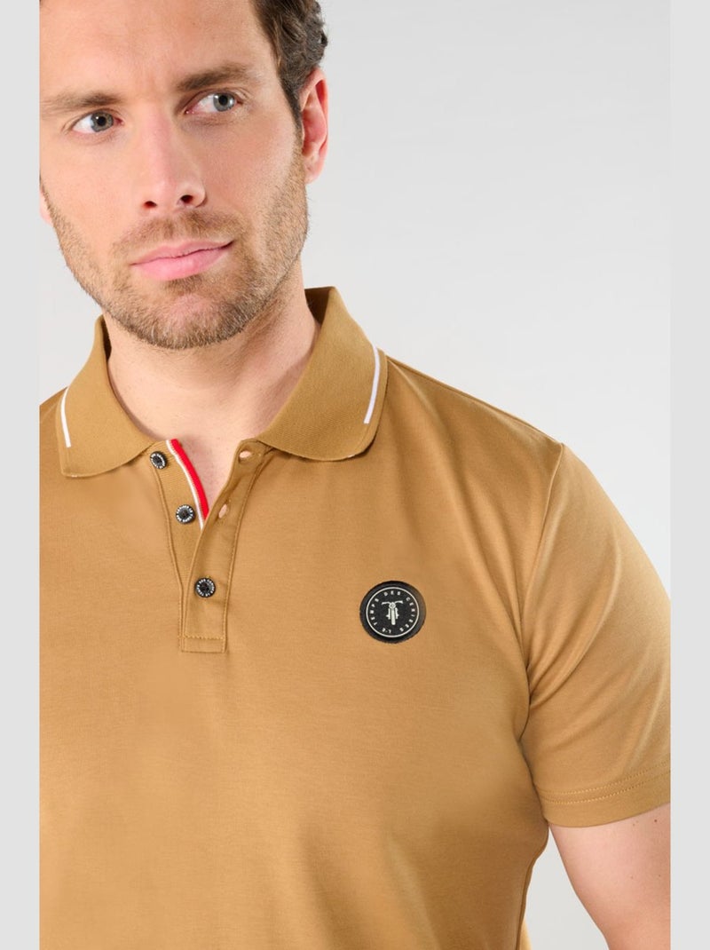 Polo ARON 'Le Temps Des Cerises' Beige - Kiabi
