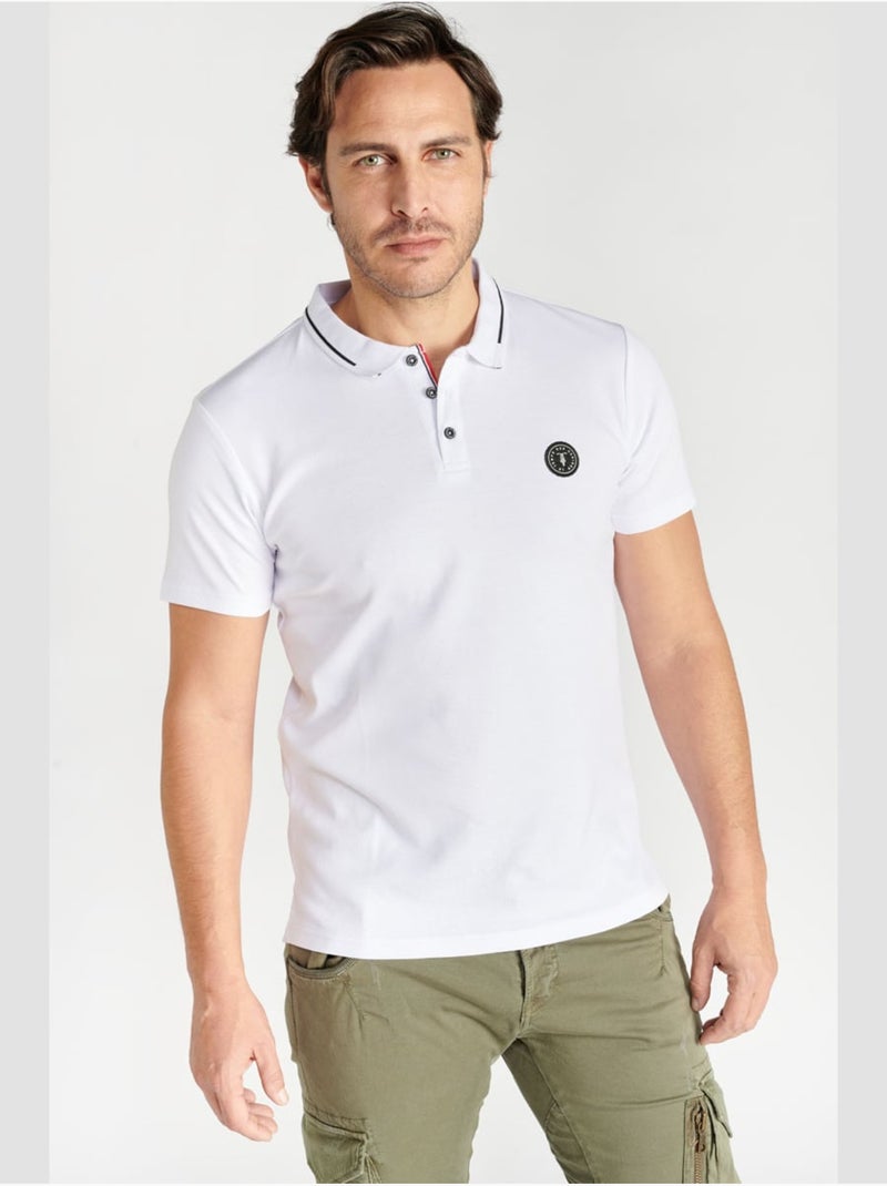 Polo ARON 'Le Temps Des Cerises' Blanc - Kiabi
