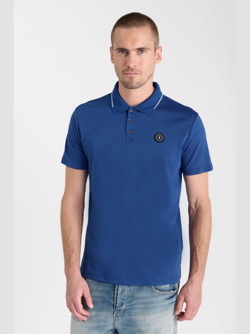 Polo ARON 'Le Temps Des Cerises' Bleu - Kiabi