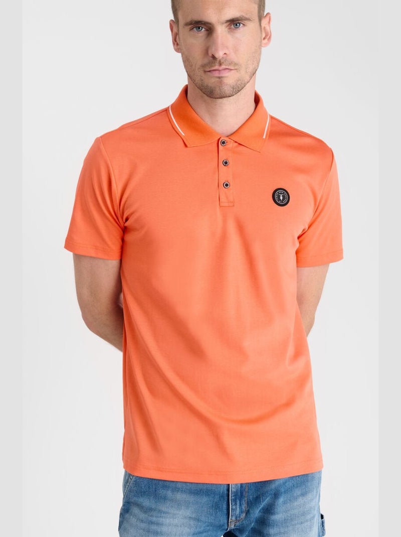 Polo ARON 'Le Temps Des Cerises' Orange - Kiabi
