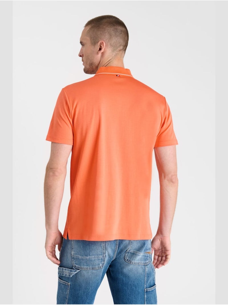 Polo aron 'le temps des cerises' Orange - Kiabi