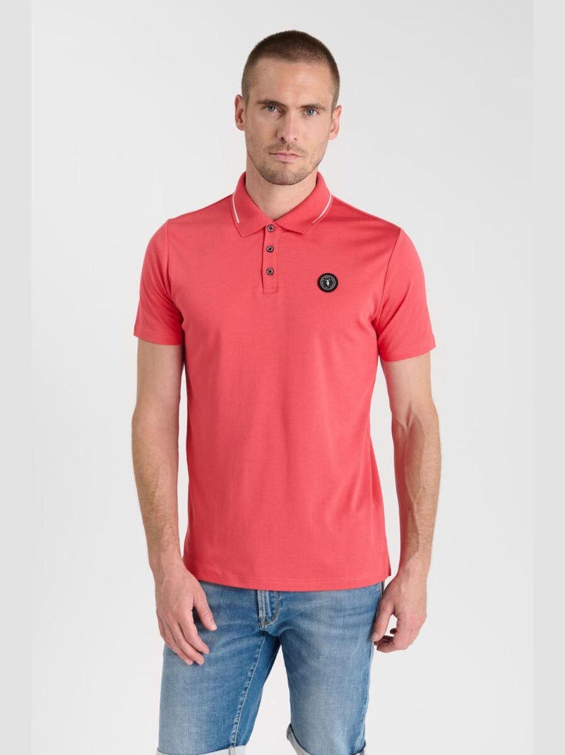 Polo ARON 'Le Temps Des Cerises' Rose - Kiabi