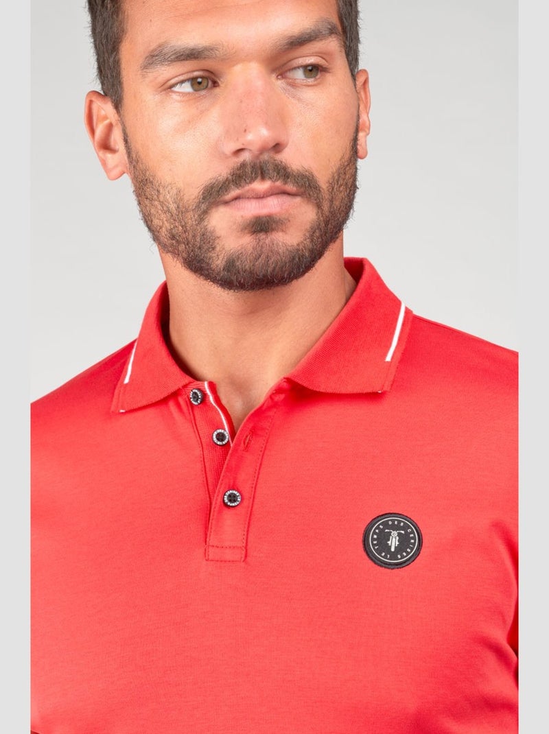 Polo ARON 'Le Temps Des Cerises' Rouge - Kiabi