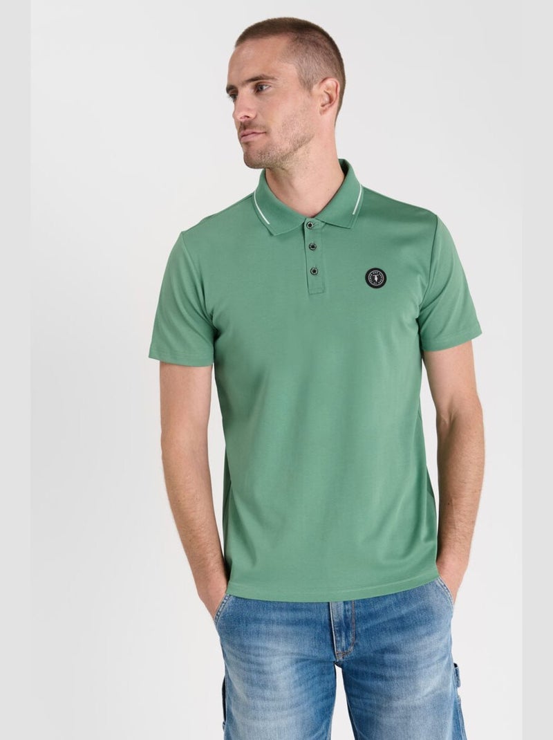 Polo ARON 'Le Temps Des Cerises' Vert - Kiabi