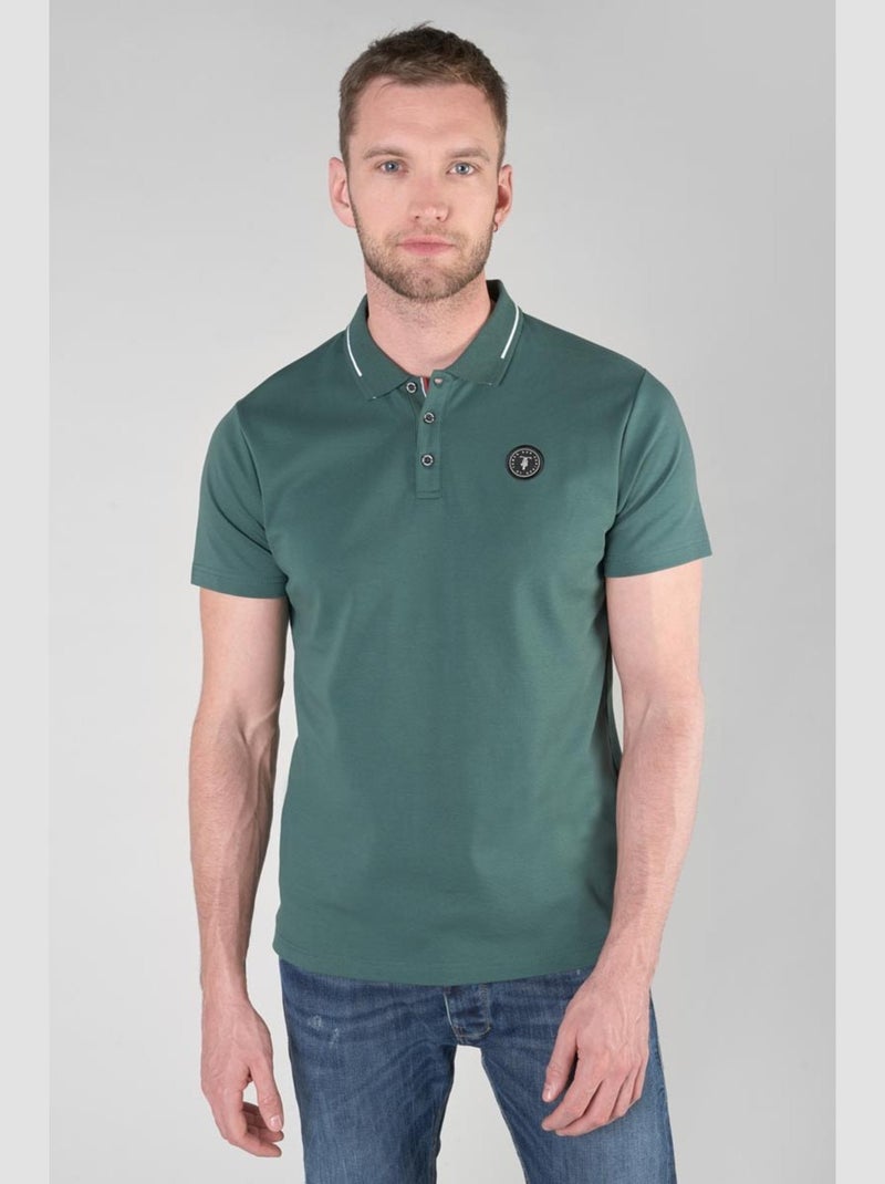 Polo ARON 'Le Temps Des Cerises' Vert - Kiabi