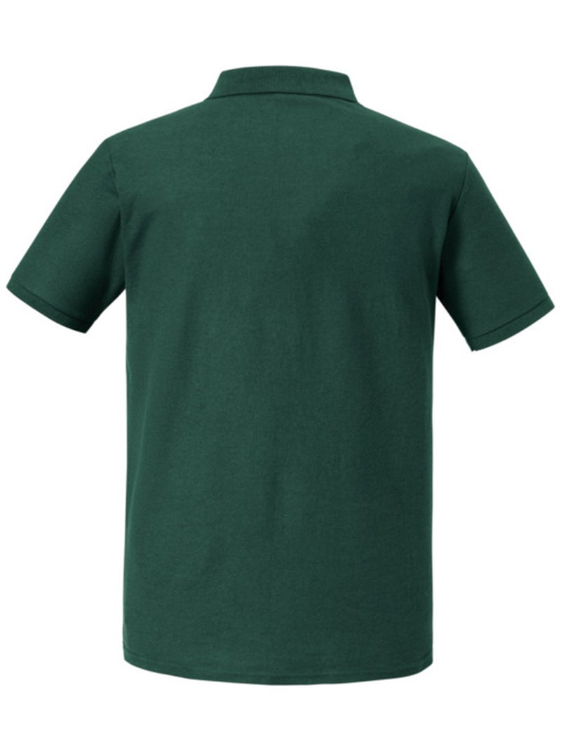 Polo authentic eco - russell Vert bouteille - Kiabi