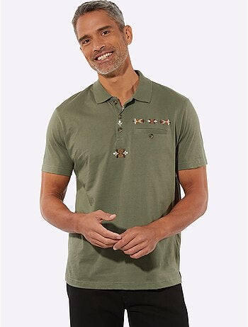 Polo avec broderie country - taille standard - moda vilona